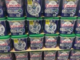 Cascade dishwasher soap pods